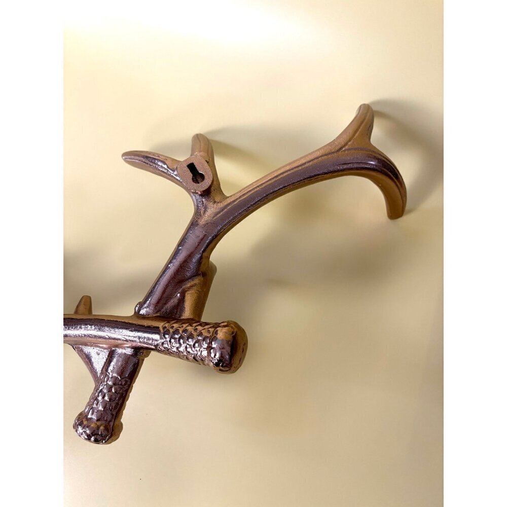 Rose Gold Vintage Antler Wall Hanging - Picture 7 of 9
